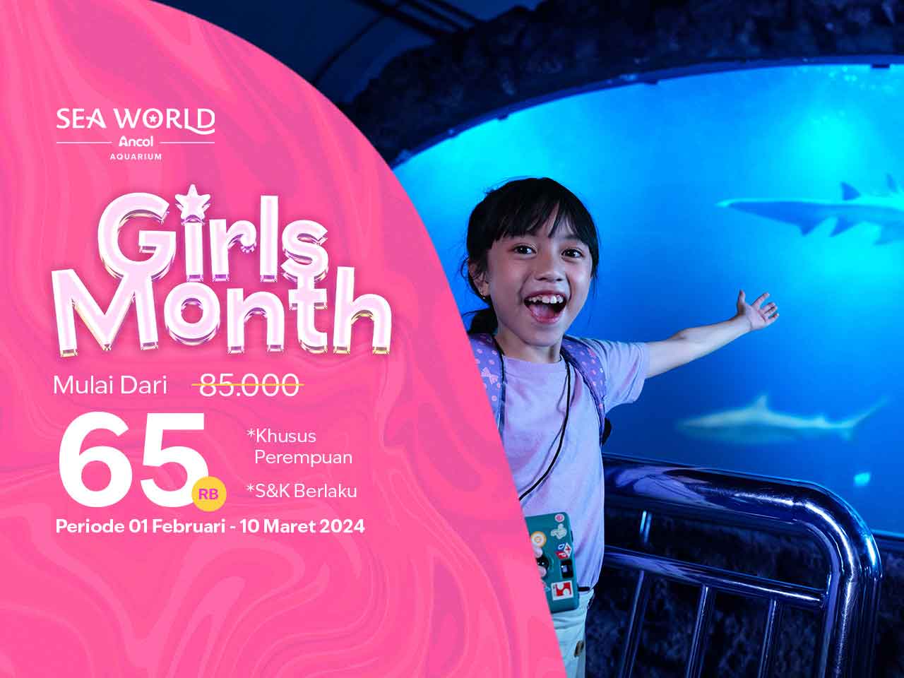GIRLS MONTH! Jelajah Dunia Bawah Laut Mulai dari 65rb aja!